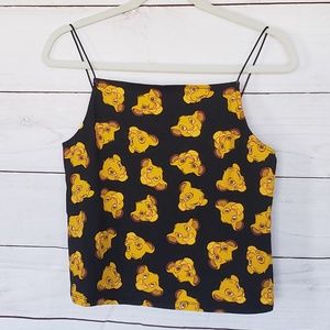 Simba High Neck Crop Top *Never Worn*
